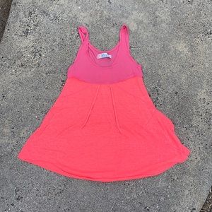 Free People Beach Neon pink coverup